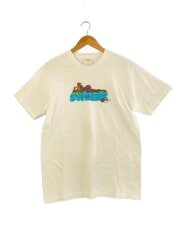 画像：Tシャツ/M/コットン/WHT//
