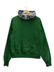 画像：パーカー/S/コットン/GRN/23-070-122-0040-3-0/flannel hood sweatshirt//