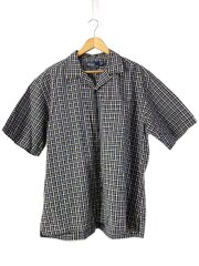 画像：90s/CALDWELL/開襟/ポニー無し/半袖シャツ/XL/コットン/NVY/チェック