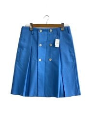 画像：AD2020/スカート/フロントシミ有/メンズ衣料/XS/ウール/BLU/PG-A001//