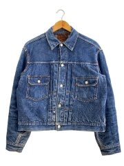 画像：50s/VT/517/2nd/XX/革パッチ/実寸42位/デニム/IDG/ハギ付/リペア有