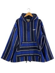 画像：22AW/Baja Jacket Blue/XL/ウール/BLU/ストライプ//