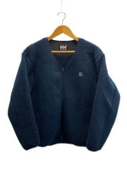 画像：フリースジャケット/M/ポリエステル/BLU/無地/HE52274
