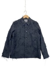 画像：ジャガードボクシーブルゾン/S/コットン/BLK/1625-2-000000//