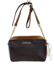 画像：ショルダーバッグ/PVC/BRW/プリント/35F8GTTC3B