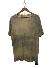 画像：Tシャツ/S/コットン/マルチカラー/総柄/ブリーチ