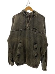 画像：ジップパーカー/M/コットン/BLK/105231012004