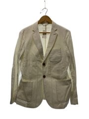 画像：ジャケット/46/コットン/WHT/無地