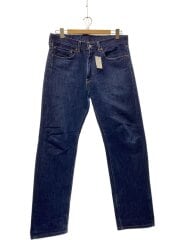 画像：ストレートパンツ/34/コットン/NVY/無地/PC9-00505-1524