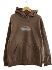 画像：パーカー/L/コットン/BRW/無地