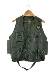 画像：ナイロンベスト/M/ナイロン/KHK/無地/MIL-V-587SA