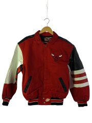 画像：スタジャン/L/コットン/RED/268 BULLS