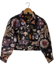 画像：Modzart London/Gジャン/--/コットン/BLK/総柄