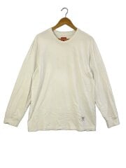 画像：長袖Tシャツ/XL/コットン/WHT//