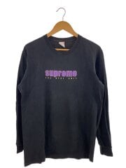 画像：長袖Tシャツ/M/コットン/BLK