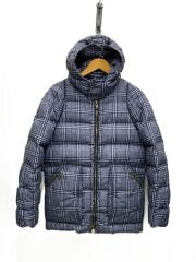画像：ダウンジャケット/1/ナイロン/BLU/チェック/223914231400
