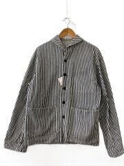 画像：カバーオール/--/コットン/NVY/ストライプ