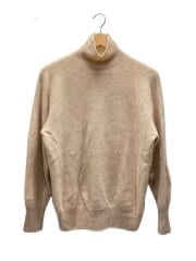 画像：cashmere turtle knit/O/カシミア/BEG/無地/20-080-HL-8