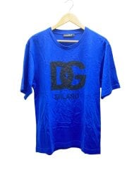 画像：Tシャツ/XS/コットン/BLU/プリント