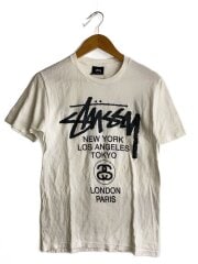 画像：Tシャツ/S/コットン/WHT/プリント//