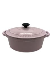 画像：オーバルキャセロール/鍋/サイズ:26cm/PNK