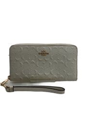画像：長財布/レザー/WHT/レディース/C7220