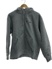 画像：Small Box Zip Up Hooded/ジップパーカー/S/コットン/GRY