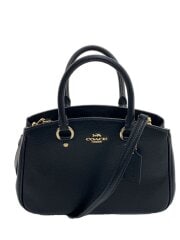 画像：ショルダーバッグ/レザー/BLK/無地/A2581-CAL54