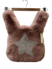 画像：ハンドバッグ/ファー/KHK