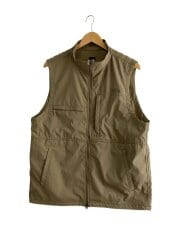 画像：トリップフィールドベスト/L/ナイロン/KHK/無地//