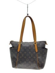 画像：トータリーMM/トートバッグ/USA製/PVC/BRW/総柄/M56689