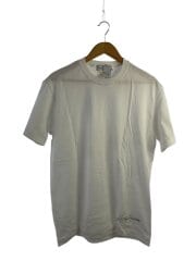 画像：裾ロゴプリントTシャツ/2/コットン/WHT/FS-T51-050A