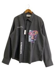 画像：長袖シャツ/XL/ポリエステル/GRY/1291-079//
