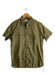 画像：N-3 UTILITY SHIRT S/S/半袖シャツ/16/コットン/KHK/MS19017//