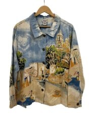 画像：ジャケット/--/コットン/マルチカラー/総柄