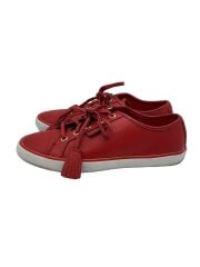 画像：ローカットスニーカー/36.5/RED/レザー/A1858