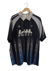 画像：×adidas/半袖シャツ/XXL/ポリエステル/BLK/プリント/KU4248