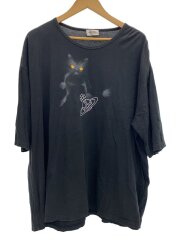 画像：Tシャツ/FREE/コットン/BLK/プリント/VW-24-78297
