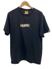 画像：Tシャツ/L/コットン/BLK/プリント