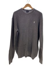 画像：ニット・セーター(厚手)/L/コットン/GRY/KN00467