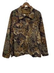 画像：Clark Field/USA製ジップアップジャケット/リーフカモ/コットン/KHK