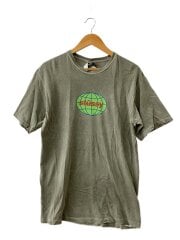 画像：Tシャツ/M/コットン/KHK/プリント//