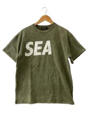画像：Tシャツ/M/コットン/KHK/プリント/WDS-O-SEA-23-Q4-CS-01//