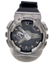 画像：クォーツ腕時計_G-SHOCK/アナログ/ラバー/BLK/BLK/SS//