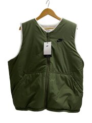 画像：ベスト/XXL/ポリエステル/カーキ/無地/DQ4879-133