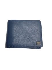 画像：CURRENT/2つ折り財布/レザー/ネイビー/メンズ/052-02203