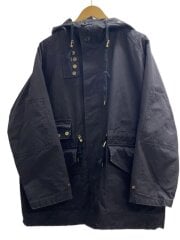 画像：ジャケット/42/コットン/BLK/無地