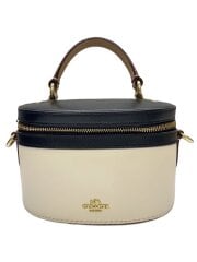 画像：セレーナトレイル/ハンドバッグ/レザー/クリーム/ショルダーベルト欠品/使用感有/39291