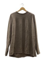 画像：ニット・セーター(厚手)/2/ウール/ブラウン/無地/wn21-11fw108-kw