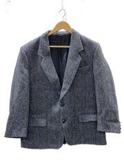 画像：テーラードジャケット/--/ウール/グレー/ストライプ